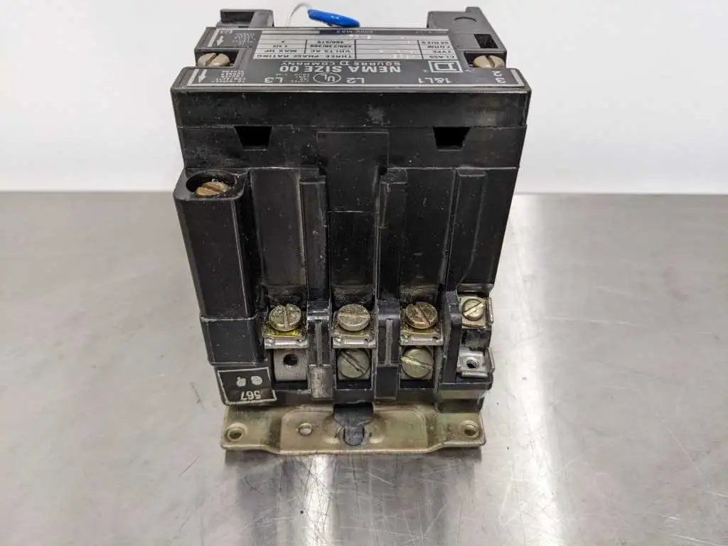 Square D 8536 Size 00 Motor Starter 1.5, 2HP 200, 230, 380, 460, 575, 600, VAC - Image 4