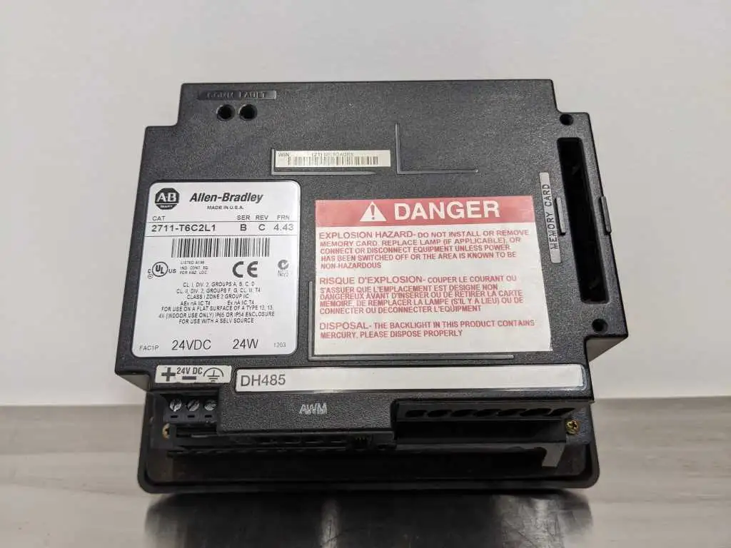 Allen-Bradley 2711-T6C2L1 PanelView 600 24, VDC 24 - Image 4
