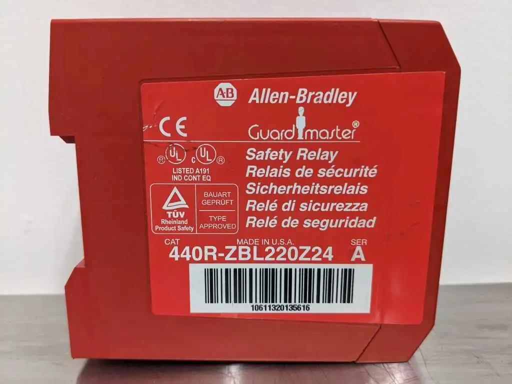 Allen-Bradley 440R-ZBL220Z24 Guardmaster Safety Relay Ser A - Image 5