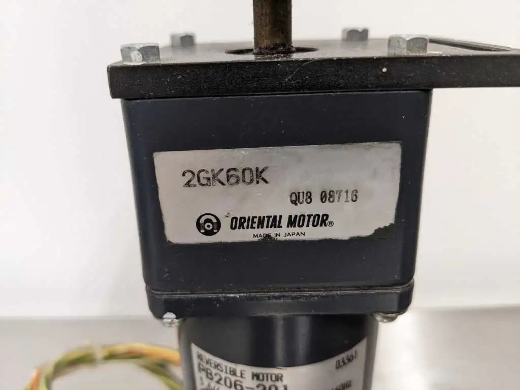 Oriental Motor PB206-201 Reversible Motor 100, V 5.6, 6.0 2GK60K Gear Head - Image 5