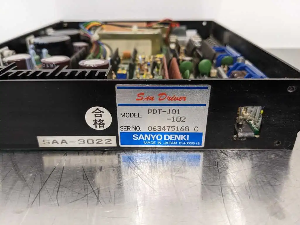 Sanyo Denki PDT-J01-102 Servo Drive Amplifier Ser C SAA3022 - Image 8