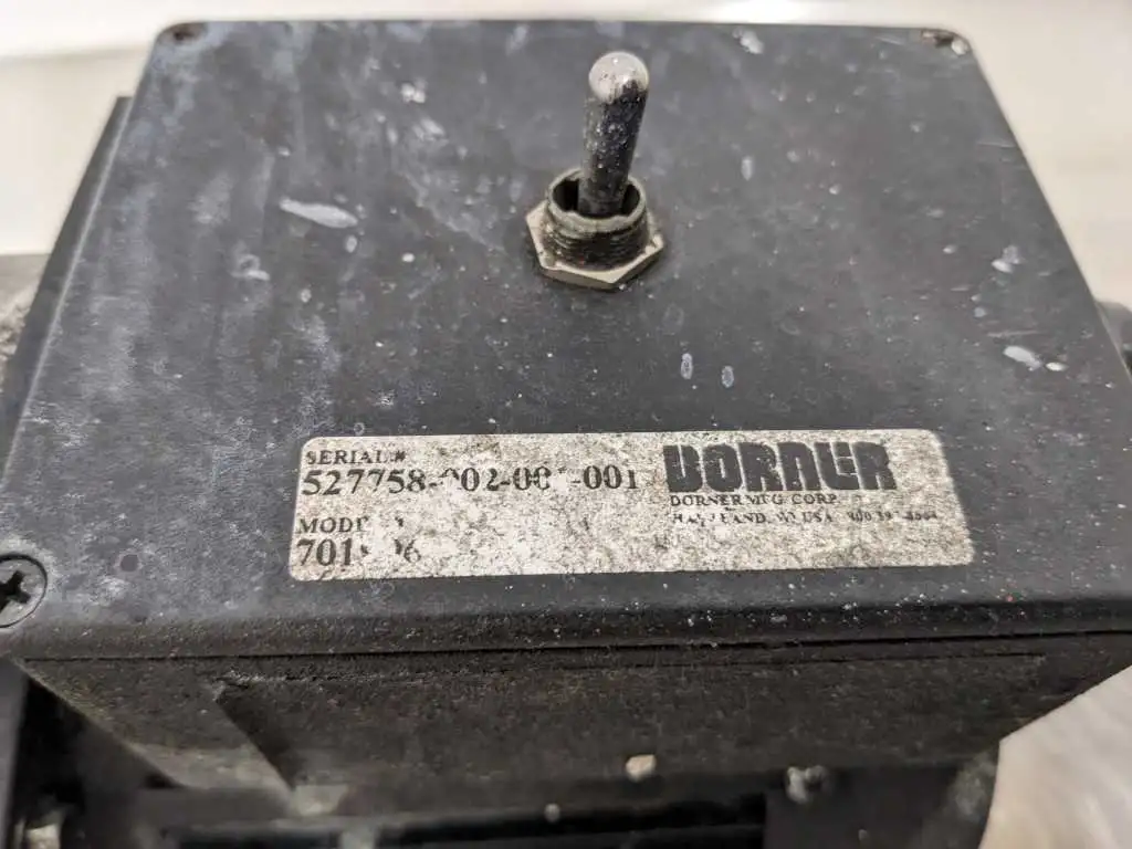 Bodine 42R5BFC1-E3 Gearmotor 1/6HP 60:1 270 LB-IN 28 RPM 115 Off Dorner Conveyor - Image 5