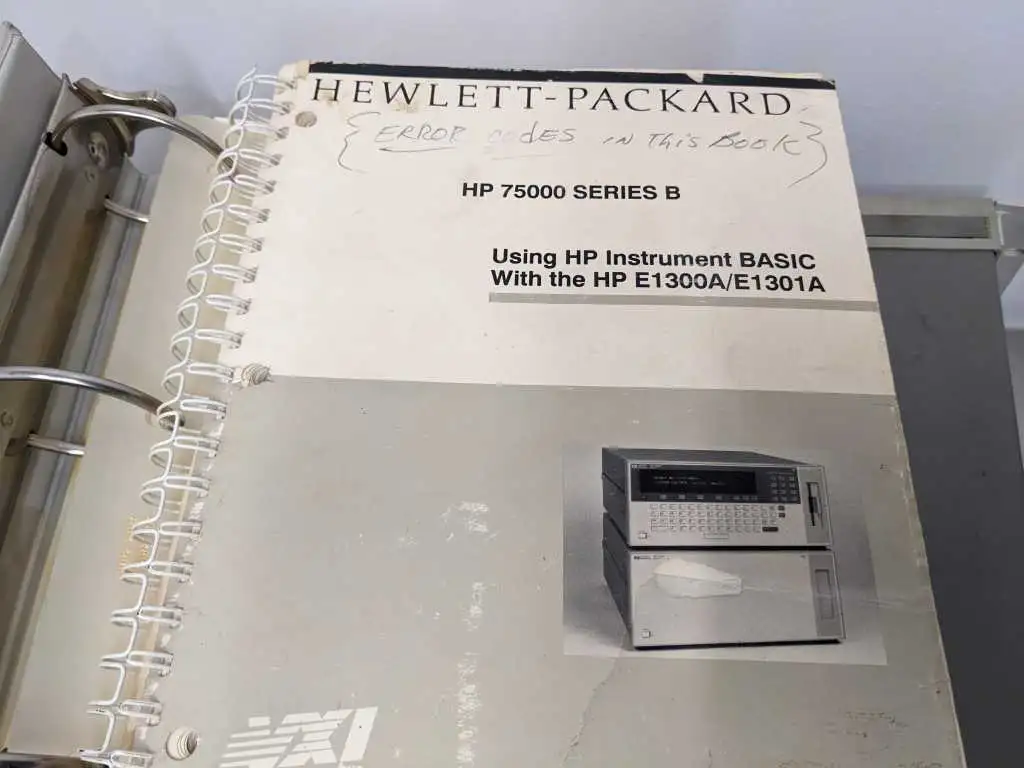 Hewlett Packard 75000 Mainframe E1301A Series B E1326B E1364-66201 E1346-66201 - Image 16