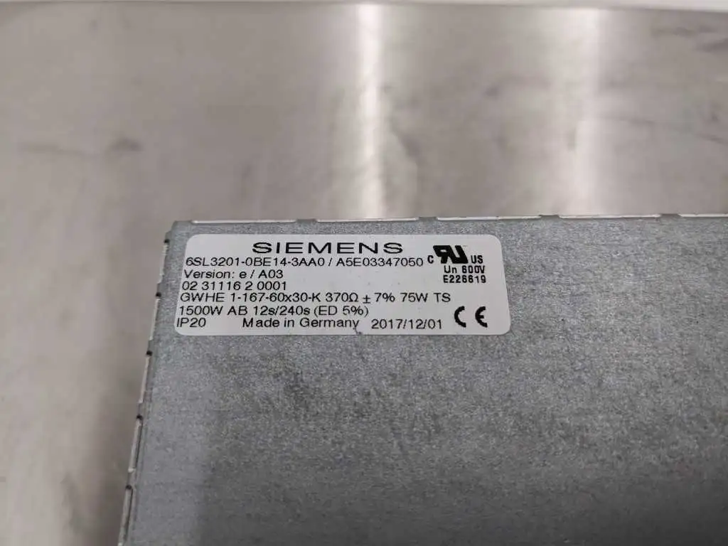 Siemens 6SL3201-0BE14-3AA0 Metal Frame Only - Image 6