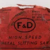 F&D Tool Co B-810 2 3/4 x 0.182 x 1 HS Screw Metal Slotting Saw Milling Cutter - Image 4