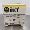 Allen-Bradley 800T-D6A Mushroom Head Red Pushbutton NEMA Type 4, 13