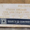 Square D FHL36020 Circuit Breaker 600 VAC 20A 3 Poles