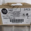 3 Pack Allen-Bradley 1492-FB2C30 Fuse Holder Ser A Class CC 2 Pole 600V 30A - Image 5