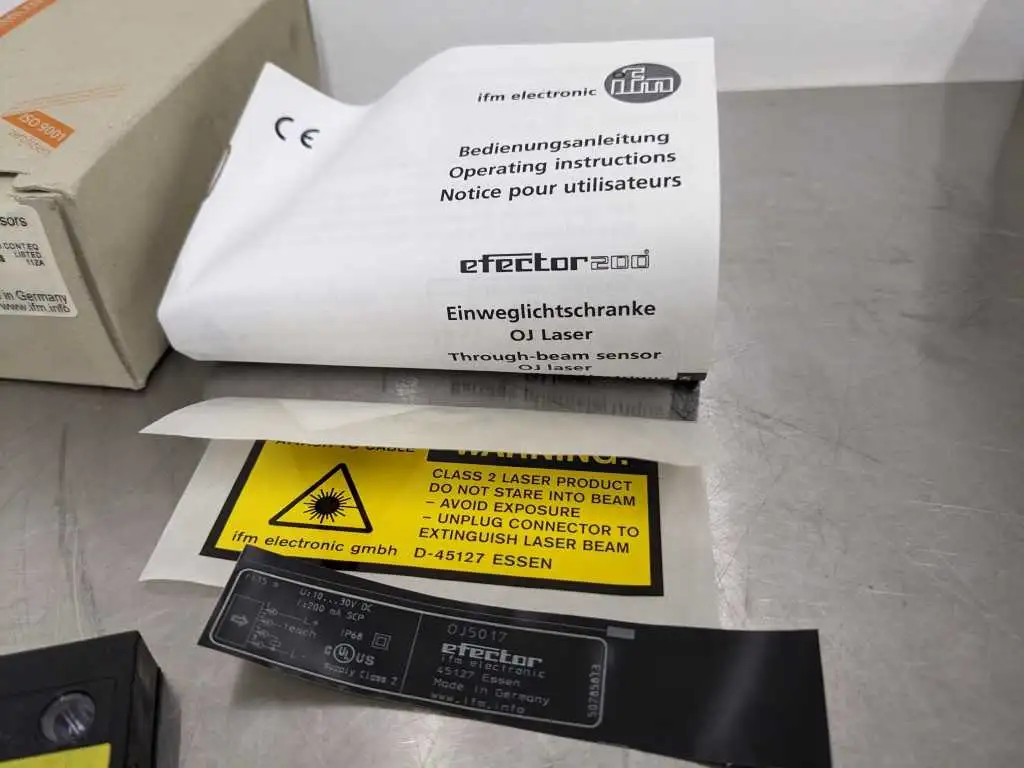 IFM Efector OJ5017 Photoelectric Sensor OJELFPKG/AS T AD 0810 64 - Image 6