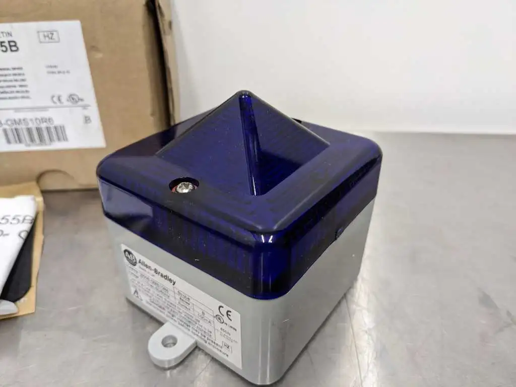 Allen-Bradley 855B-GMS10R6 Visual Signal Device Blue 110 VAC 100mA Type 3R, 13 - Image 4