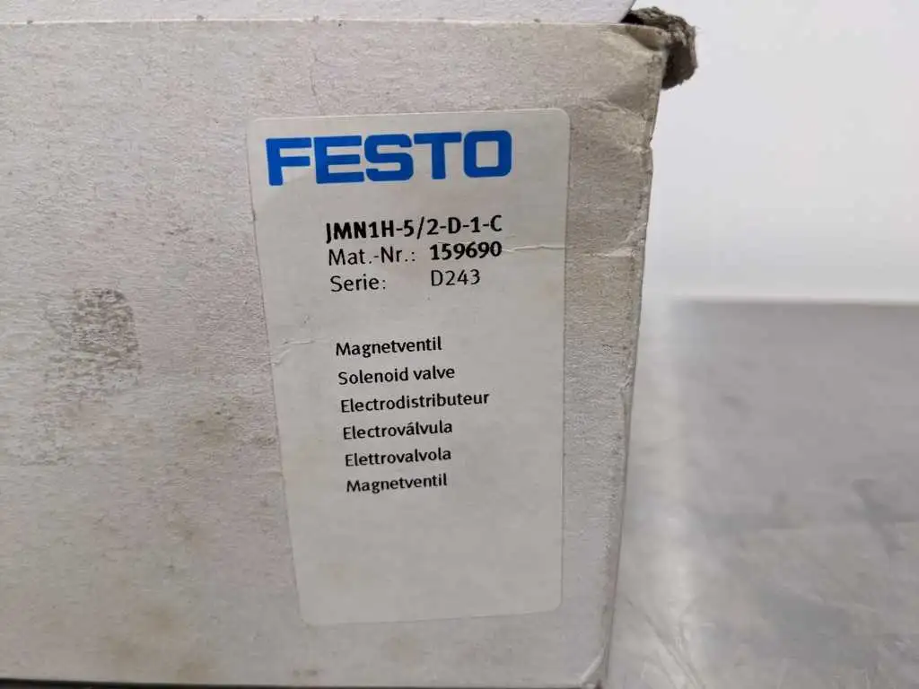 Festo JMN1H-5/2-D-1-C Solenoid Valve 24, VDC D243 159690 24 VDC - Image 11