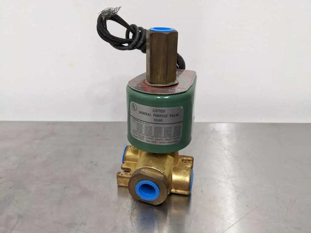 ASCO 8317A35 Solenoid Valve 1/4" NPT 5-125 PSI 3 Way Air Gases Water LT Oil - Image 2