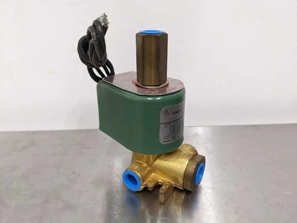 ASCO 8317A35 Solenoid Valve 1/4" NPT 5-125 PSI 3 Way Air Gases Water LT Oil - Image 3