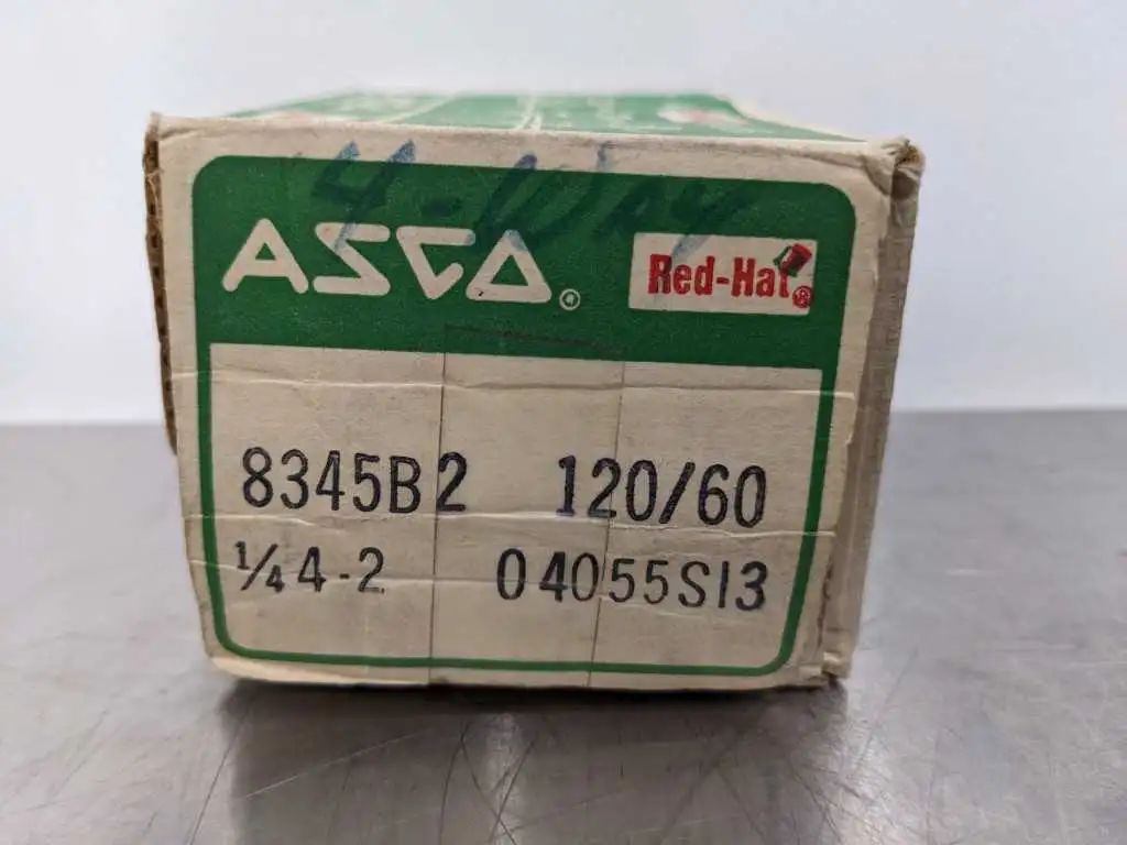 ASCO 8345B2 Solenoid Valve 1/4" NPT 10-150 PSI 110, 120, VAC 4 Way Air - Image 8
