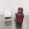General Electric P9MPLRSDN30NHJI Illuminated Red Push Button Satin Chrome Operator 120V
