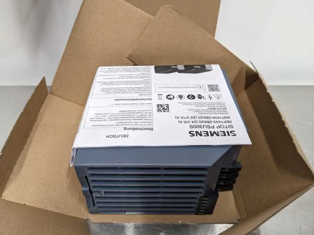 Siemens 6EP1434-2BA20 Power Supply 400-500VAC 24VDC SITOP PSU300S - Image 3