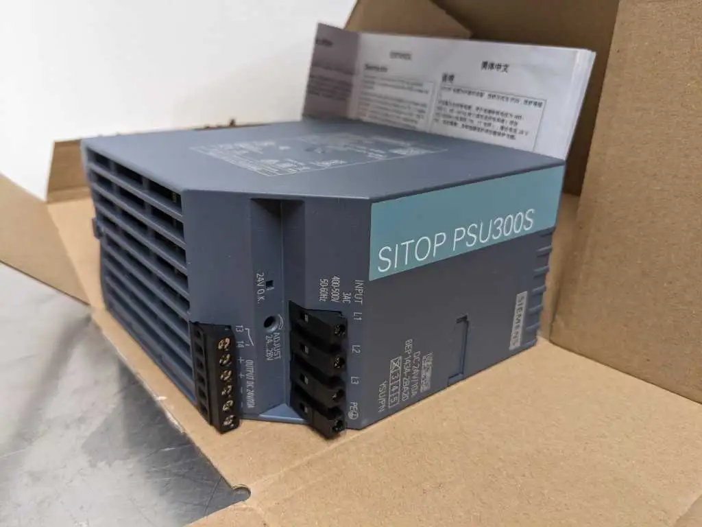 Siemens 6EP1434-2BA20 Power Supply 400-500VAC 24VDC SITOP PSU300S - Image 5