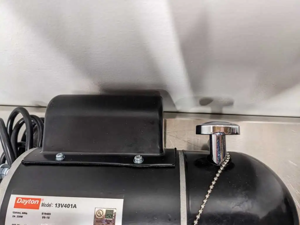 Dayton 13V401A Motor Assembly for 18 inch Dia Oscillating Wall Mount Fan 19YX78 VE13V401MAG - Image 6