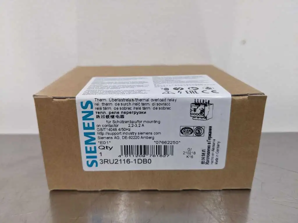 Siemens 3RU2116-1DB0 Thermal Overload Relay 2, 2-3, 2, A Brand New - Image 10