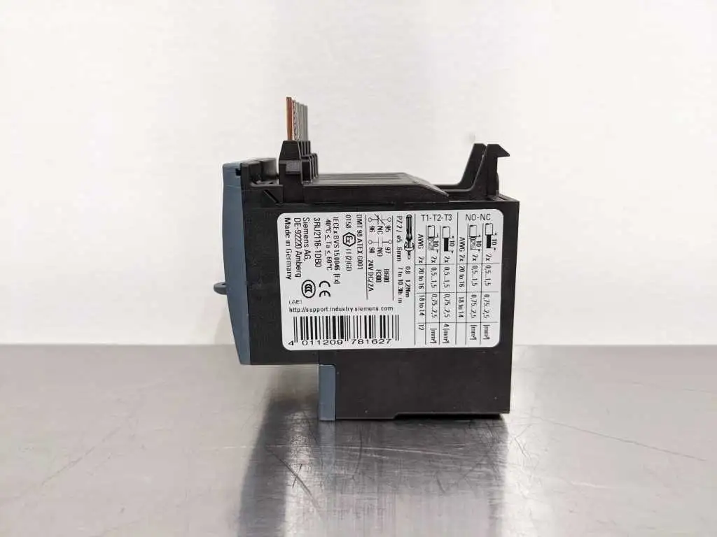 Siemens 3RU2116-1DB0 Thermal Overload Relay 2, 2-3, 2, A Brand New - Image 3