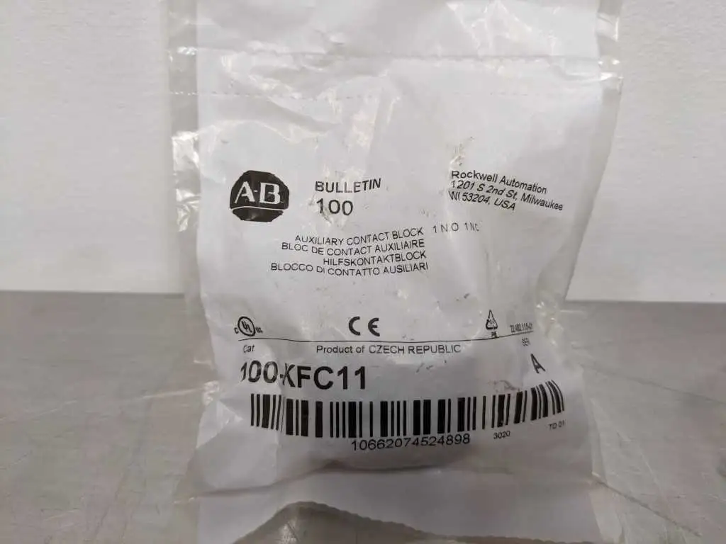 Allen-Bradley 100-KFC11 Auxiliary Contact Block 1NO 1NC - Image 4