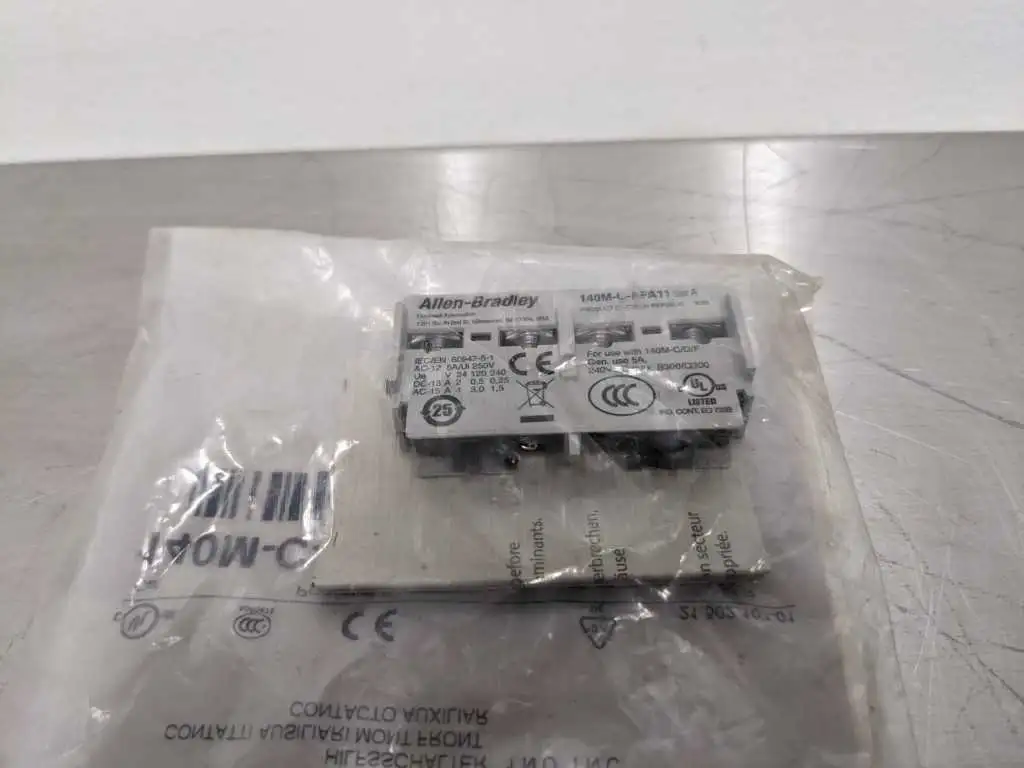Allen-Bradley 140M-C-AFA11 Auxiliary Contact 1NO 1NC - Image 3