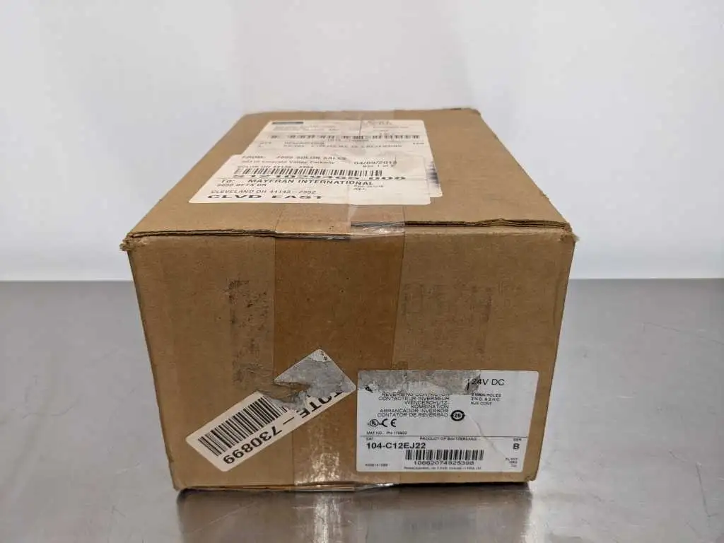 Allen-Bradley 104-C12EJ22 Reversing Contactor 2NO 2NC 3 Poles Aux Cont - Image 7