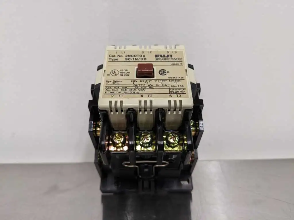 Fuji SC-1N/UD Magnetic Contactor 2NO 2NC 2NCOTO - Image 7