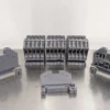 18 Pack DINnectors DN-T8 EURO 6 DIN Rail Termination Blocks