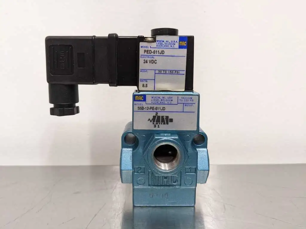 MAC 55B-12-PE-611JD Solenoid Valve with PED-611JD - Image 2