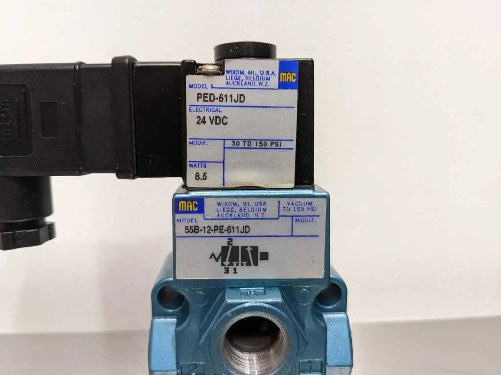 MAC 55B-12-PE-611JD Solenoid Valve with PED-611JD - Image 3