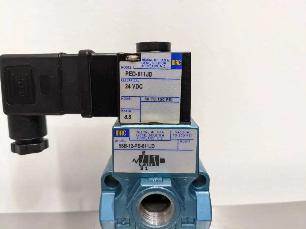 MAC 55B-12-PE-611JD Solenoid Valve with PED-611JD - Image 7