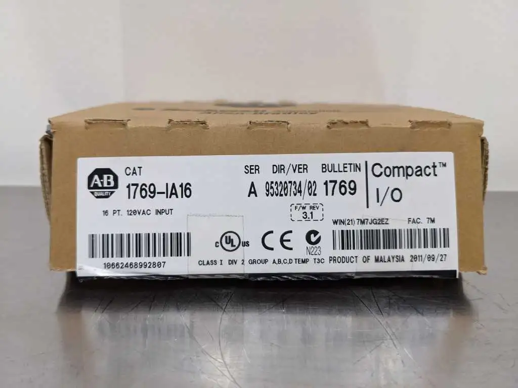 Allen-Bradley 1769-IA16 16 PT 120VAC Input Ser A FRM 3.1 95320734/02 - Image 9