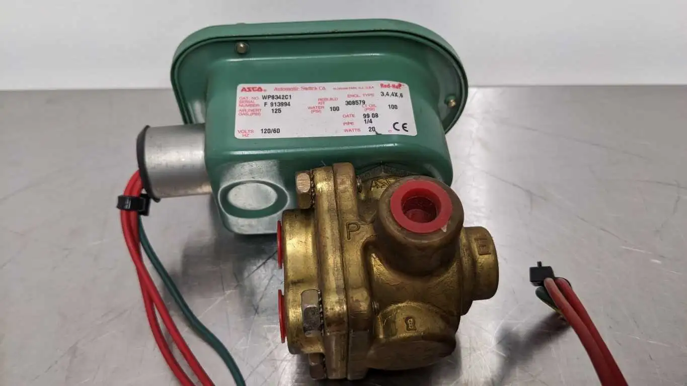 ASCO WP8342C1 Solenoid Valve 1/4" 60/120 - Image 7