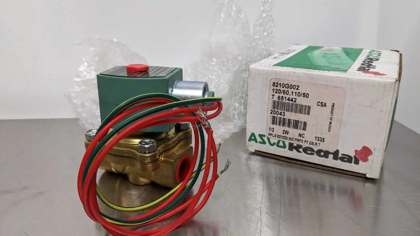ASCO 8210G002 Solenoid Valve 1/2" 1/2 Inch Replaces 8210D2 110/120V - Image 2