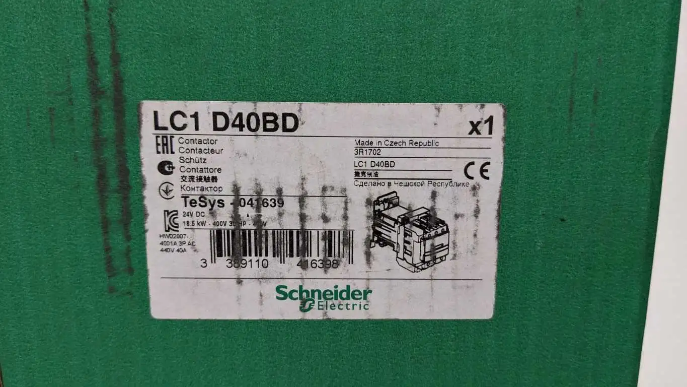 Schneider Electric LC1D40BD Contactor - Image 13