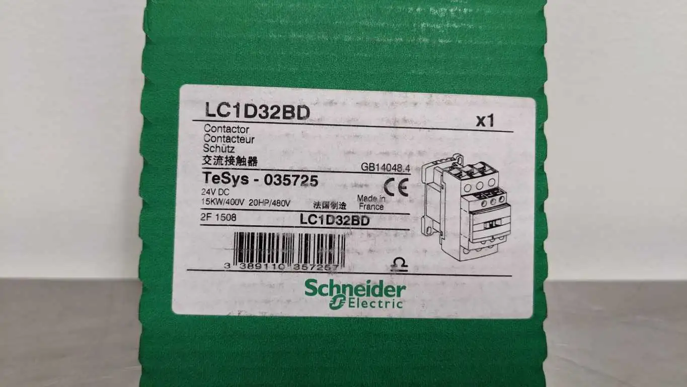 Schneider Electric LC1D32BD Contactor 24VDC 15kW 400V 20HP 480V New Factory Sealed - Image 6