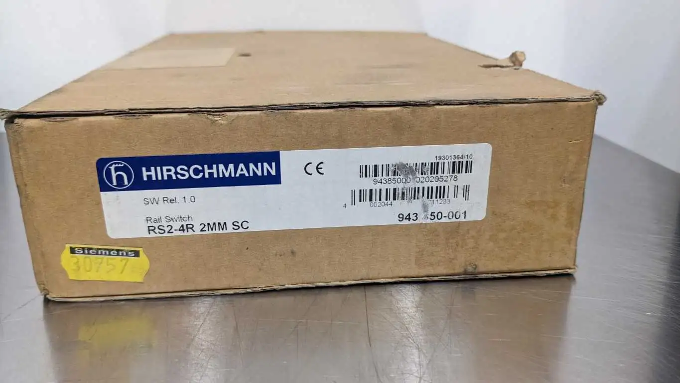 Hirschmann RS2-4R 2MM SC Unmanaged Rail Switch New in Box Belden - Image 10