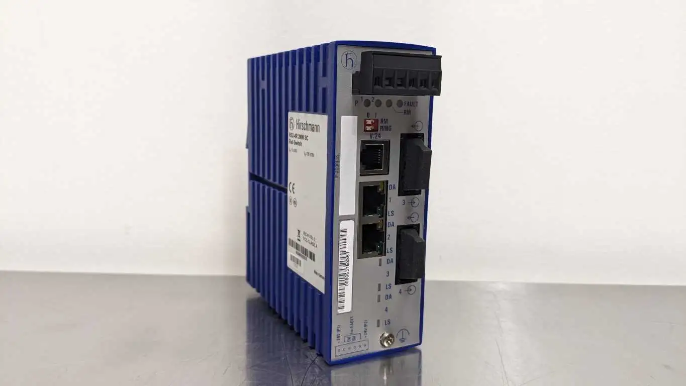 Hirschmann RS2-4R 2MM SC Unmanaged Rail Switch New in Box Belden - Image 3