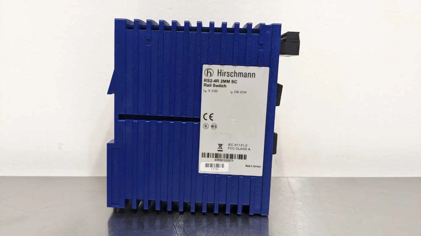Hirschmann RS2-4R 2MM SC Unmanaged Rail Switch New in Box Belden - Image 4