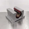 PBC Linear PN08 Mounted Linear Bearing 1/2 in Inside Dia Self-Aligning Frelon Gold - Image 5