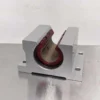 PBC Linear PN08 Mounted Linear Bearing 1/2 in Inside Dia Self-Aligning Frelon Gold - Image 6