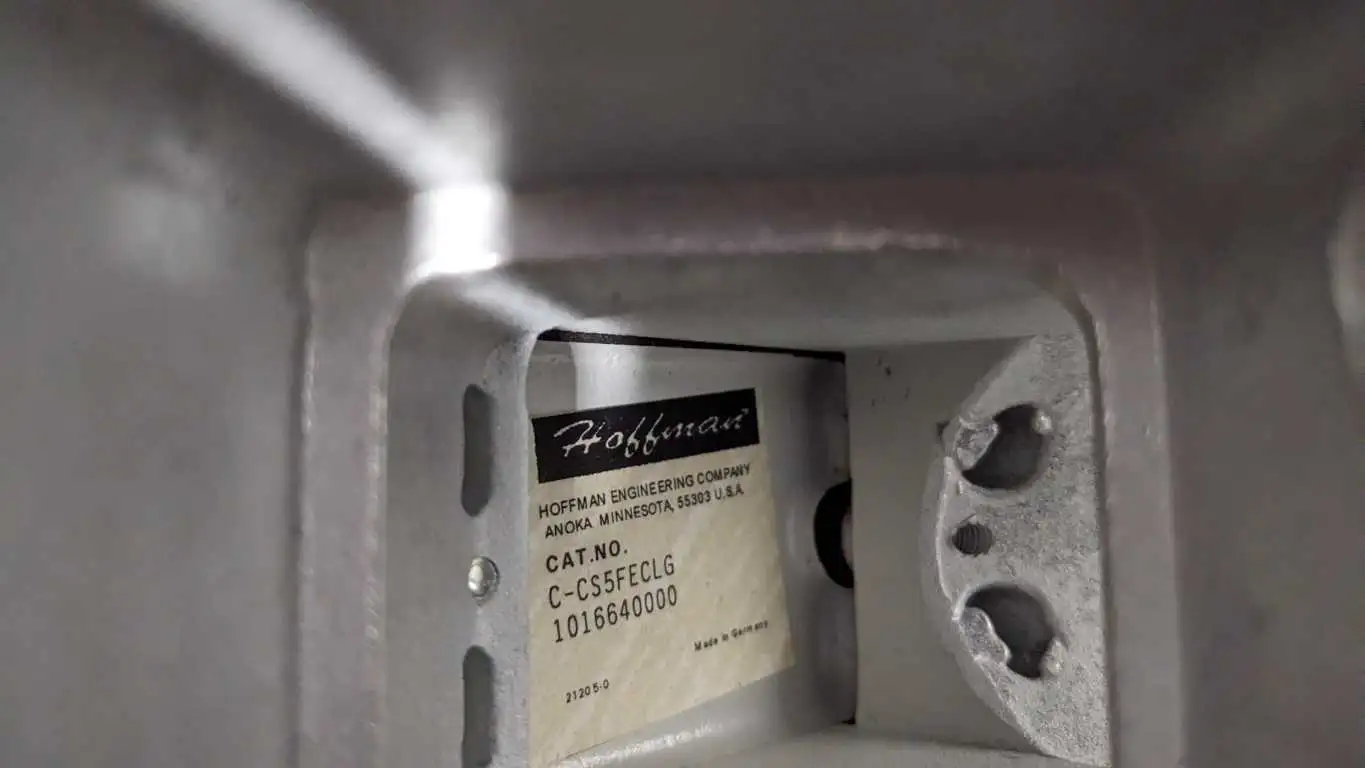 Hoffman C-CS5FECLG Flange Standard Elbow Coupling Compact - Image 6