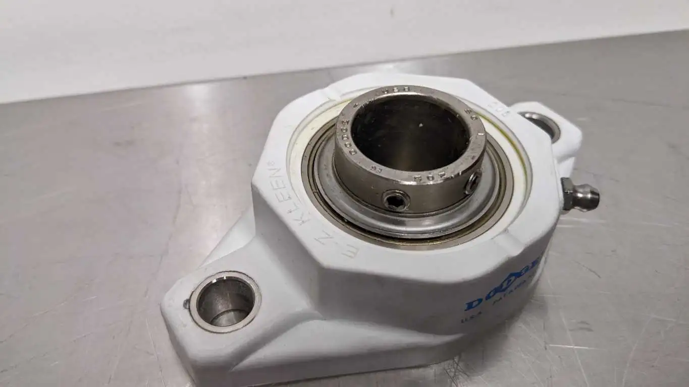 Dodge F2B-SCEZ-100-PCR 2 Bolt Flange Mount Bearing 1" E-Z Kleen Polymer Housing - Image 5