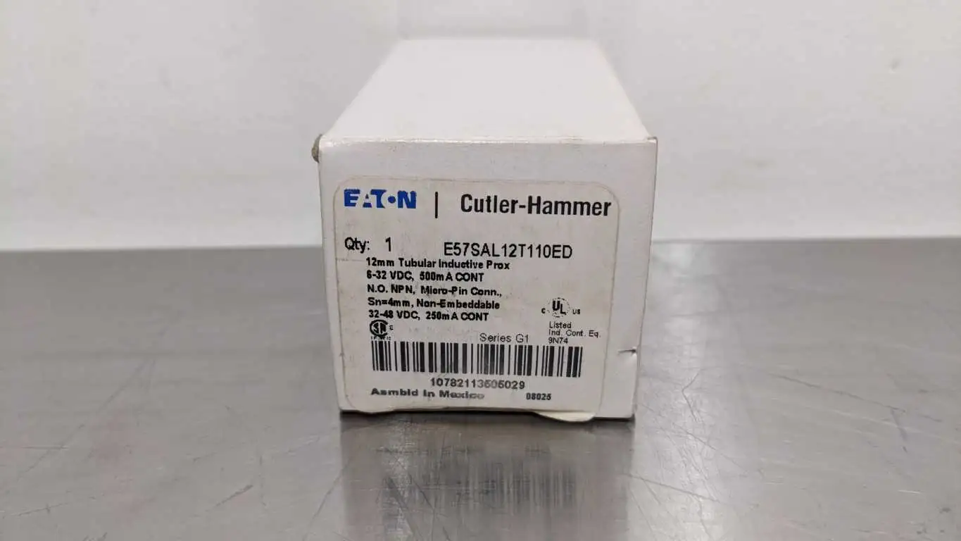 Eaton E57SAL12T110ED Inductive Proximity Sensor 12mm Tubular - Image 8