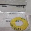 Allen-Bradley 800T-X646EM Emergency Stop Plate Yellow - Image 4