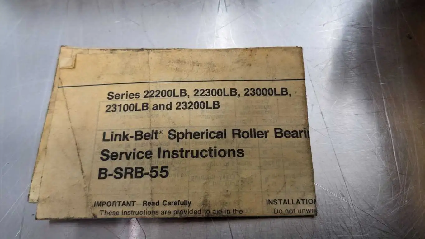 Link-Belt 22315LB Spherical Roller Bearing 75mm ID 160mm OD 55mm Wide 75SLB23L-0 - Image 6
