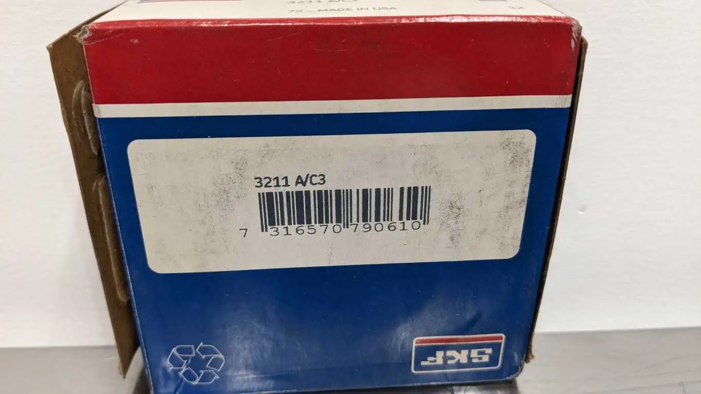 SKF 3211 A/C3 Double Row Angular Contact Ball Bearing 55mm ID 100mm OD 33.3mm Wide Explorer New in Box - Image 5