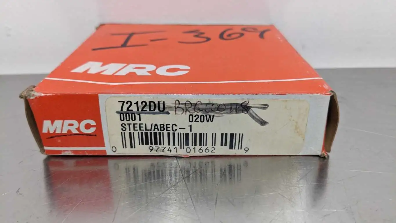 MRC 7212DU Angular Contact Bearing 60mm ID ID 110mm OD 22mm Wide 0001 STEEL/ABEC-1 - Image 4