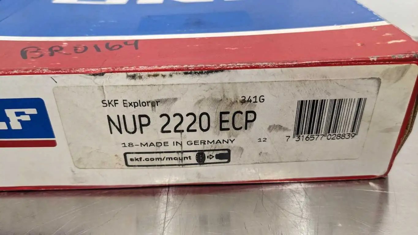 SKF NUP 2220 ECP Single Row Cylindrical Roller Bearing 100mm ID 180mm OD 46mm Wide NUP2220ECP Explorer 341G - Image 6